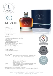 Cognac Lecat Xo 0.7l - Img 2
