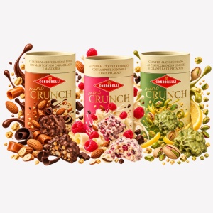 Cereale crocante cu fistic, migdale, ciocolata si fructe, Condorelli 130g