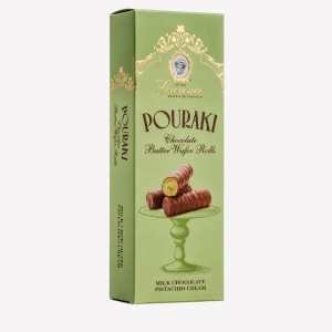 Napolitane cu crema de fistic Pouraki, Laurence 110gr