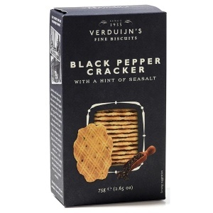 Crackers cu piper si sare marina Verduijn's 75G
