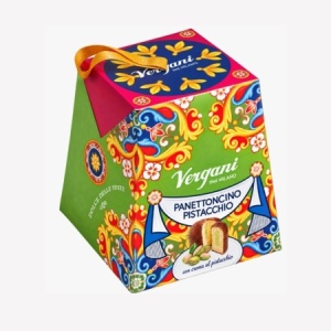 Mini Panettone Aroma de Fistic Sicilia, Vergani 100g - Img 2