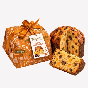 Panettone cu crema de portocale si ciocolata, Vergani 750g