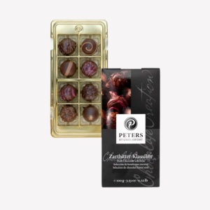 Praline artizanale cu ciocolata neagra Peters 100g