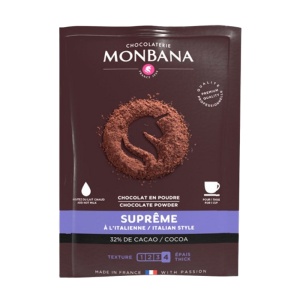 Pudra ciocolata Supreme de Chocolat Monbana 50 plicuri*25G