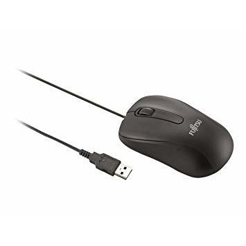 Mouse Fujitsu M520 BLACK, optical mouse with 3 keys, black, 1000 dpi, USB cable 1,8m, white box S26381-K467-L100 (timbru verde 0.18 lei)