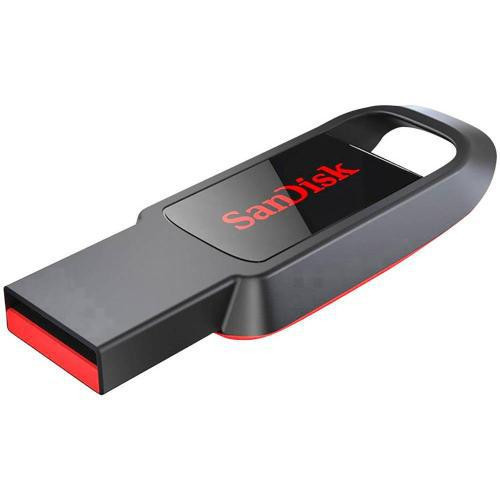 MEMORIE USB 2.0 SANDISK 16 GB, clasica, carcasa plastic, negru