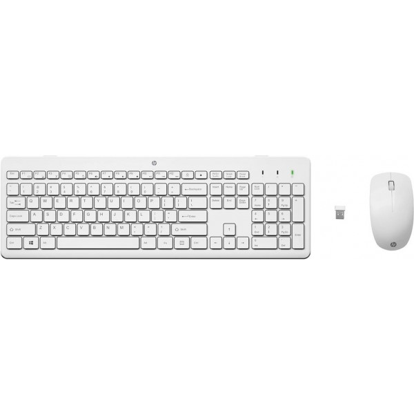 HP 230 Wireless Mouse + Keyboard Combo White