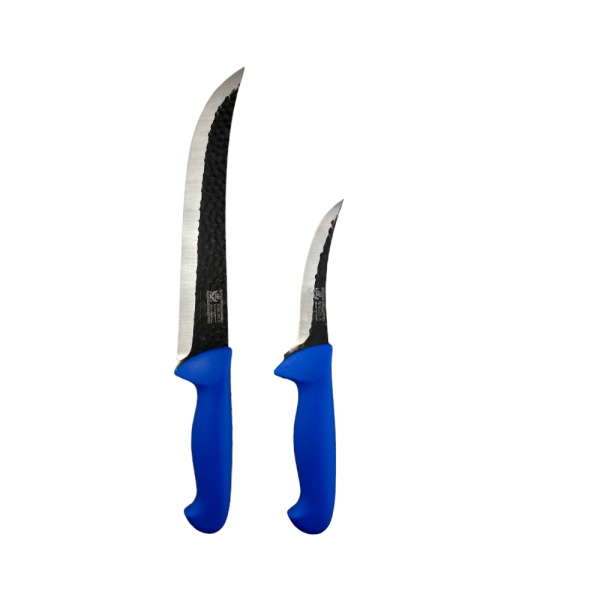 Set 2 cutite forjate pentru macelarie, RINGEN K. Albastru