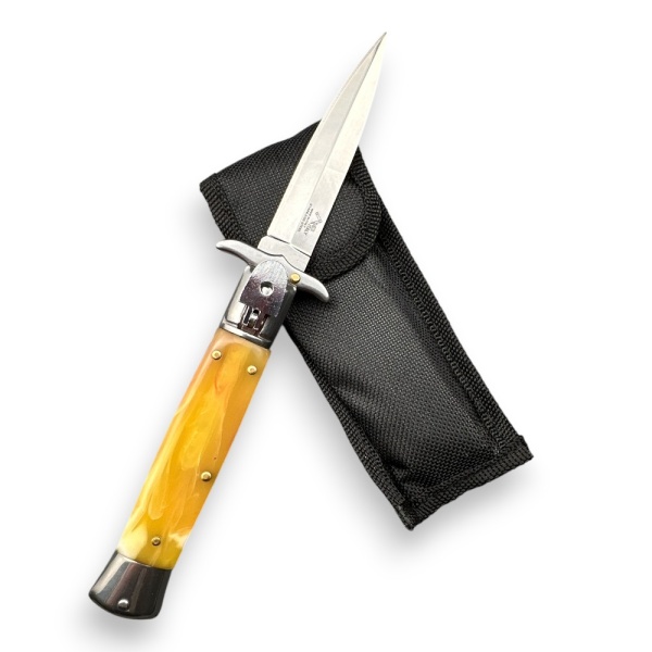 Briceag KC013 FrostBite, sistem automat deschidere, lama 9 cm, husa protectie inclusa