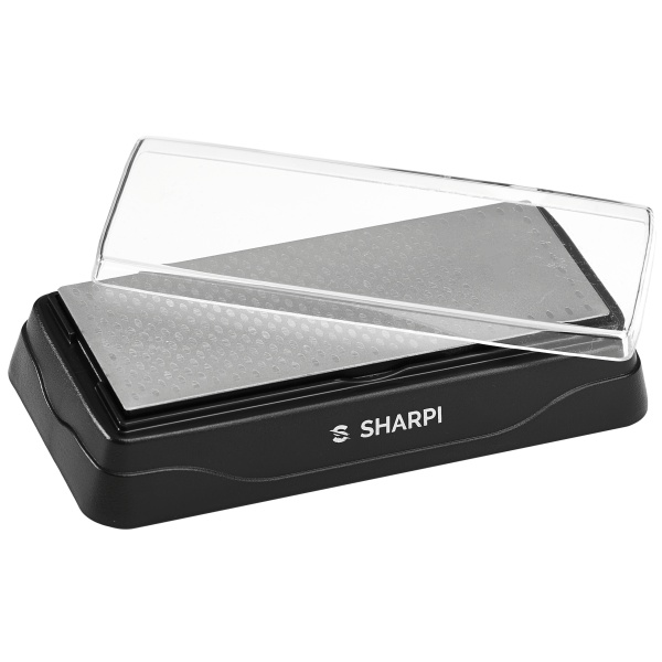 Ascutitor manual pentru cutite diamantat SHARPI, 2 granulatii 360/600, baza antialunecare