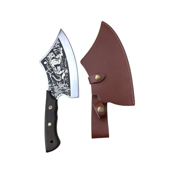 Cutit cu design grafic, lama inox full tang, 736 KAVI ONE
