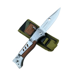 Briceag tactic AK-47CCCP, deschidere automata, lama otel carbon, maner ergonomic, husa protectie inclusa - Img 1