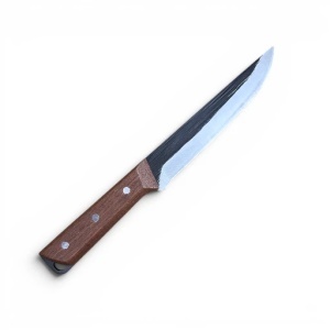 Cutit transare, maner lemn, lama 17 cm, KingGary