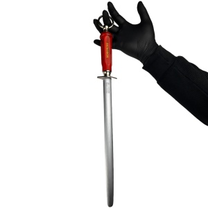 Set cutite profesionale germane F.Dick ERGOGRIP, 3 cutite si un masat DICKORON - Img 2