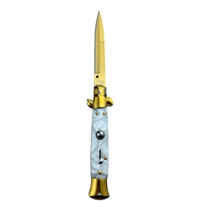 Briceag automat EDGE AKC022, lama 9.5 cm, maner ergonomic, husa protectie inclusa - Img 2