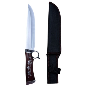 Cutit outdoor full tang Columbia SABER XF81, lama otel inoxidabil 19.5 cm, protectie deget, teaca inclusa - Img 3