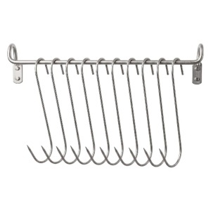 Carlige pentru afumatoare, 4 mm grosime, 19 cm lungime, set 10 buc