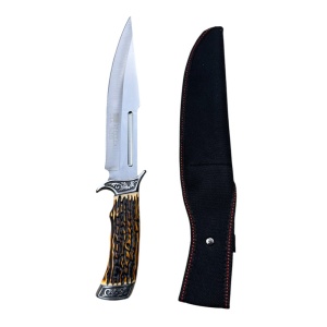 Cutit lama fixa, Columbia SABER, otel inoxidabil, maner ergonomic, teaca inclusa - Img 3