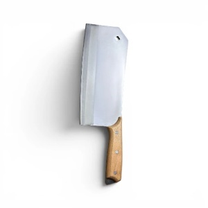 Satar pentru spart oase, maner lemn, lama 24 cm, KaviOne