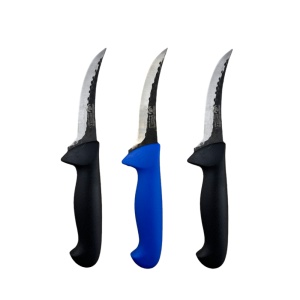Set 3 cutite forjate din otel, lama rigida, RINGEN K, 27 cm