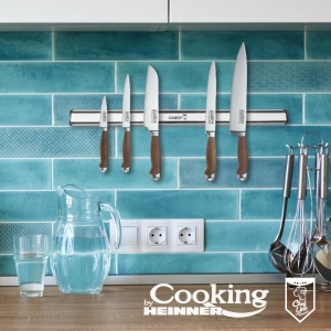 Suport magnetic de cutite 61.5 cm, aluminiu, Cooking by Heinner