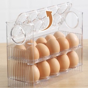 Suport organizator oua pentru frigider, 30 oua, material plastic