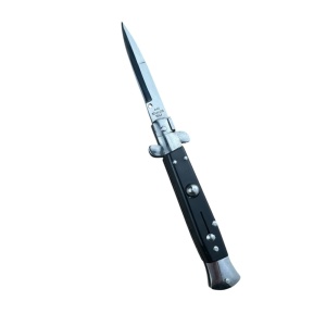 Briceag automat Pro-Tech Black CF440, lama otel inoxidabil 8 cm, sistem de blocare Bolster Lock