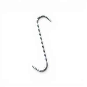 Carlig macelarie 4 mm grosime, 17 cm lungime