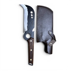Cutit Explorer outdoor, maner din lemn, lama 14.5 cm, KingGary