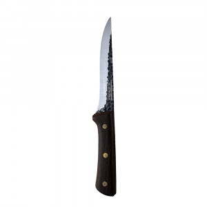 Cutit forjat cu lama dreapta si rigida, maner din lemn, RINGEN K. 26 cm