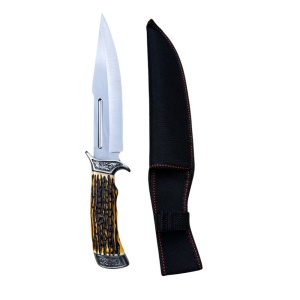 Cutit lama fixa, Columbia SABER, otel inoxidabil, maner ergonomic, teaca inclusa - Img 4