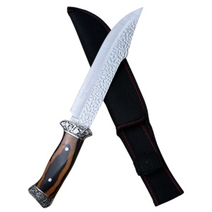 Cutit outdoor Columbia SABER, lama fixa otel inoxidabil 19 cm, teaca cu prindere curea inclusa
