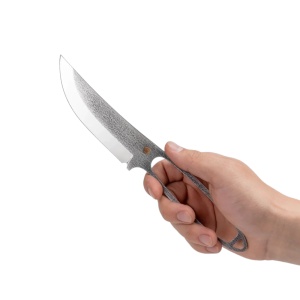 Cutit schelet SNK1 BeaverCraft, lama fixa 11 cm, teaca din piele de vaca - Img 2