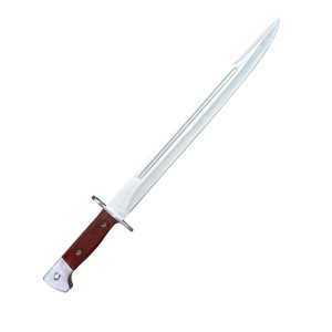 Baioneta AK-47 CCCP, lama 38 cm, full tang, maner lemn - Img 2