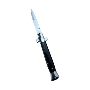 Briceag automat Pro-Tech Black CF440, lama otel inoxidabil 8 cm, sistem de blocare Bolster Lock - Img 2