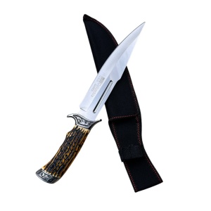 Cutit lama fixa, Columbia SABER, otel inoxidabil, maner ergonomic, teaca inclusa