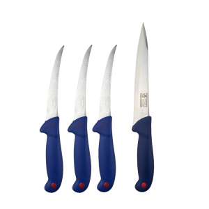 Set 3 cutite dezosare-transare si 1 cutit cu dublu tais Ringen K