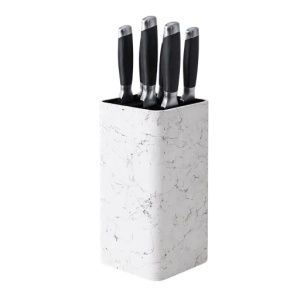 Suport pentru cutite si ustensile, 22 cm, White Stone