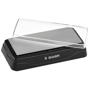 Ascutitor manual pentru cutite diamantat SHARPI, 2 granulatii 360/600, baza antialunecare - Img 1