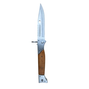 Briceag cu sistem de deschidere automata AK-47 CCCP, lama otel carbon 15 cm, sistem blocare Button Lock - Img 3