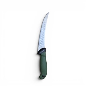 Cutit pentru feliat cu alveole, lama curbata 20 cm, KaviOne