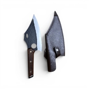 Cutit Ranger outdoor, maner din lemn, lama 17 cm, KingGary