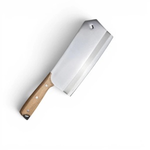 Satar pentru spart oase, maner lemn, lama 24 cm, KaviOne - Img 2