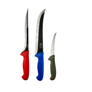 Set 2 cutite macelarie forjate si 1 cutit dezosare, RINGEN K