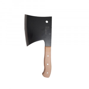 Barda pentru macelarie cu maner din lemn, 29 cm