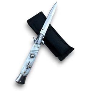 Briceag automat FORCE AKC021, lama 9,5 cm, maner ergonomic, husa protectie inclusa - Img 1