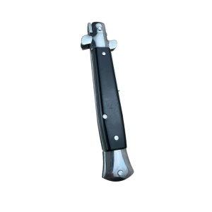 Briceag automat Pro-Tech Black CF440, lama otel inoxidabil 8 cm, sistem de blocare Bolster Lock - Img 4