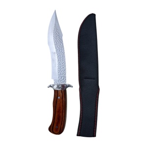 Cutit Hunter XF133 Columbia SABER, lama forjata fixa, teaca inclusa - Img 3