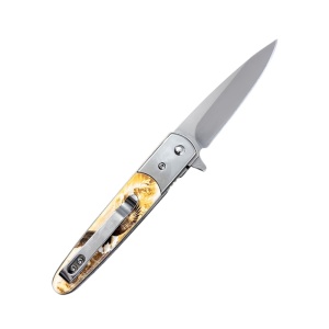Cutit manual pentru buzunar GR142 Vultur KAVI ONE, lama 8 cm - Img 2