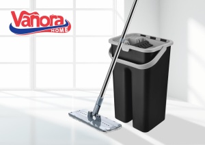 Galeata cu mop plat, Master Clean, Vanora Home - Img 2